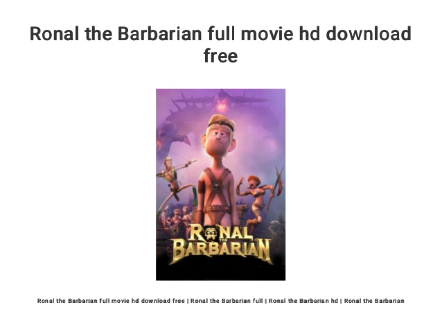Ronal The Barbarian English Version Download